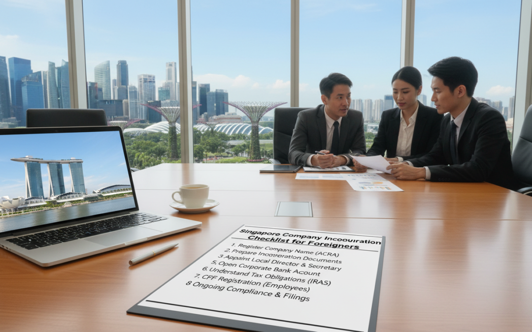 Complete Singapore Incorporation Checklist for Foreigners
